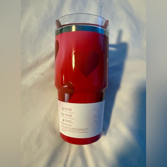 Stanley Valentine’s Day Stainless Steel 20 oz Quencher H2.O Tumbler - Picture 3 of 4